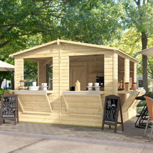 Verkaufsladen / Marktstand / Verkaufsstand Kiosk Moose