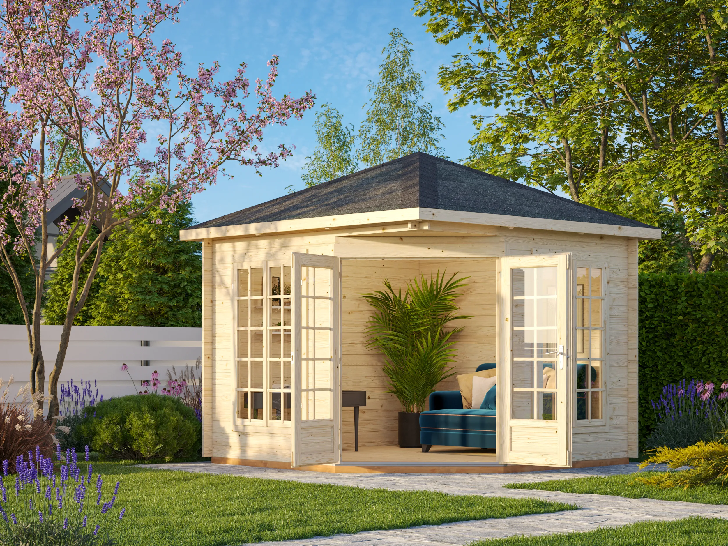 5-Eck-Gartenpavillon Melanie 1 / 7,0m²