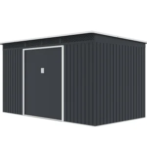 Metall-Gartenhaus Stuttgart mit Pultdach