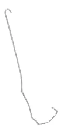 Nelskamp NIBRA F 10 PRO Sturmklammer Nr. 456/205 für Lattung 30 x 50 ZiAl