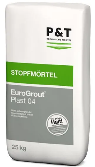 P&T EuroGrout Plast 04 Unterstopfmörtel Körnung 0-4 mm 25 kg