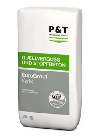 P&T EuroGrout Varix Fließ- und Stopfmörtel 25 kg Körnung 0-5 mm
