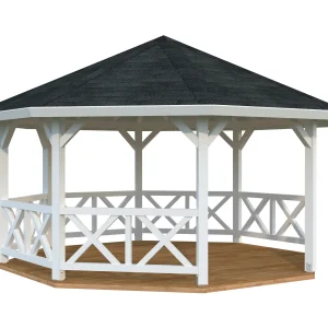 8-Eck-Gartenpavillon Betty 4 / 18,0m²