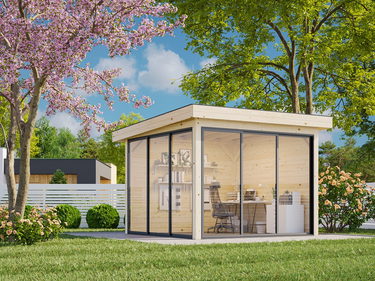 Pavillon Lenna 8,3 m² SET SLIDE 401 / 701 Connect