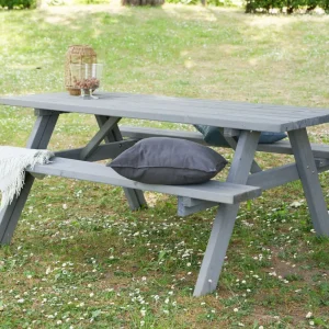 Massiver Picknicktisch Moana GRAU
