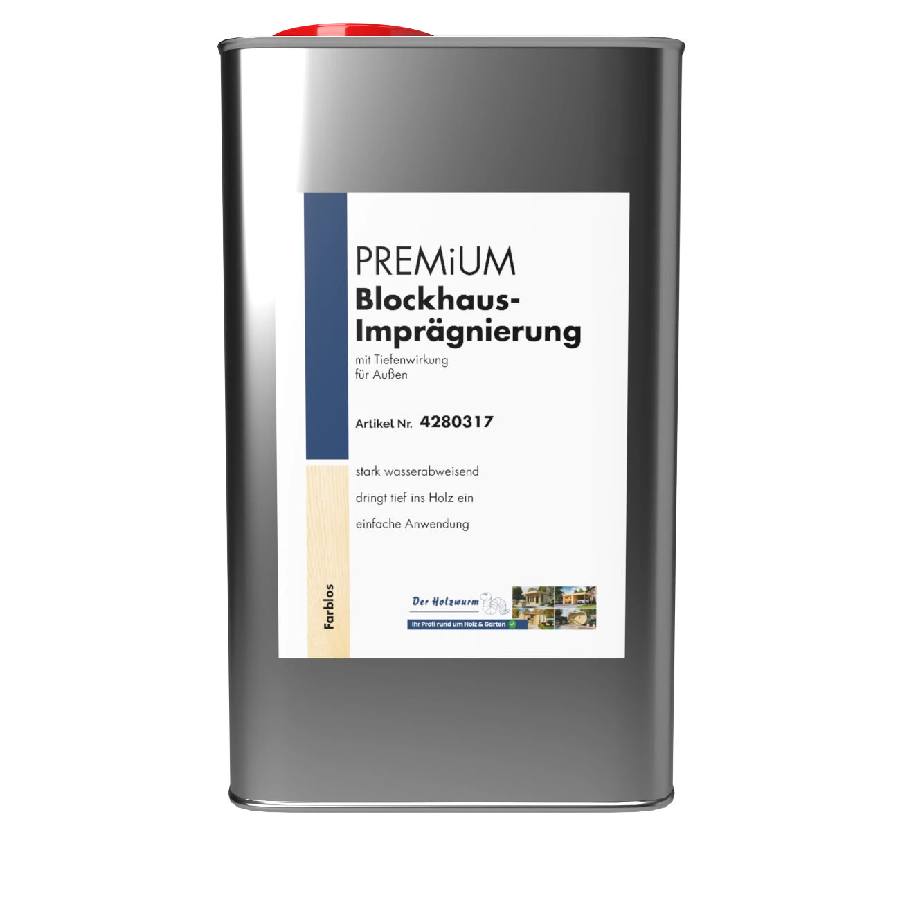 Premium-Blockhausgrundierung für Außen 5 l