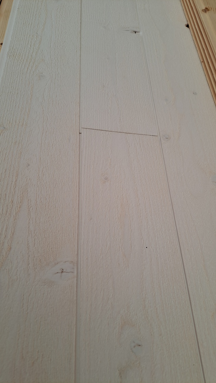 Fichte Profilholz transparentweiß 10,5x146 mm