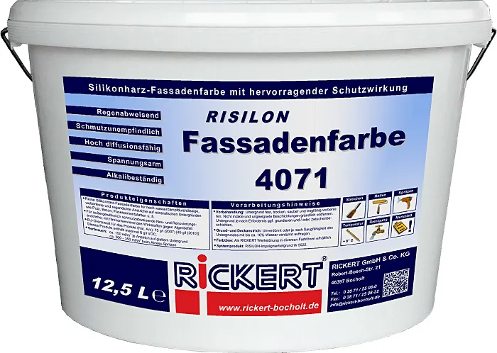 Rickert RISILON Fassadenfarbe 4071 12,5 ltr.