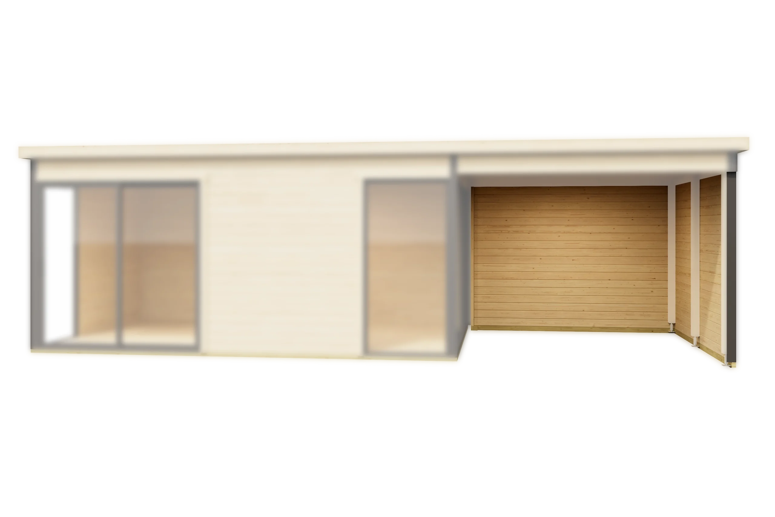 Rückwand + Seitenwand für Domeo 3 / 4