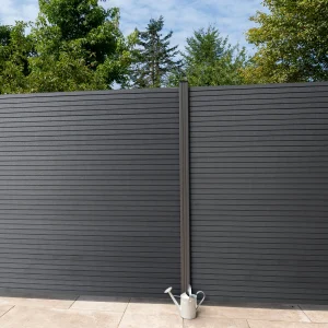BPC Steckzaun Shadowline ca. 180×180 cm Co-Extrudiert | V-Line