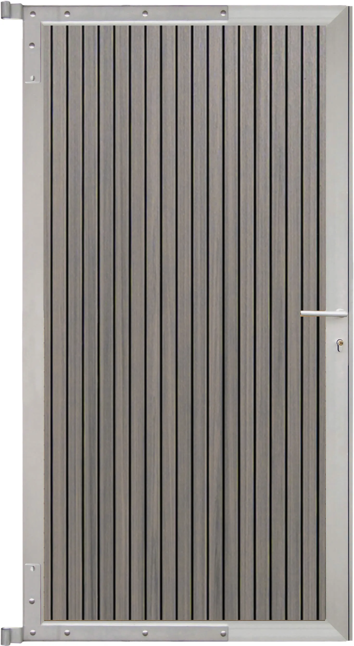Steckzaun Tor VERTIKAL BPC SHADOWLINE 90x175 cm | V-Line