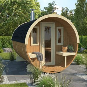 Saunafass Westerwald 300 Thermoholz