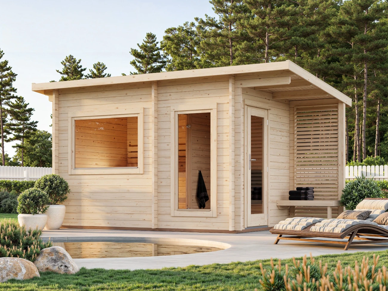 Saunahaus Sanna 6,8 m²