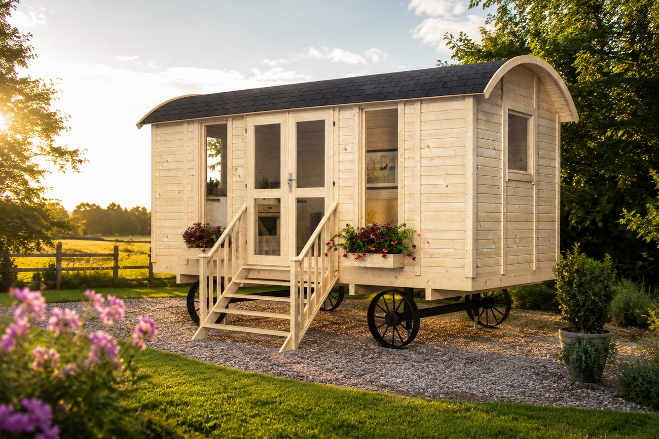 Campinghaus / Home-Office Schäferwagen ISO