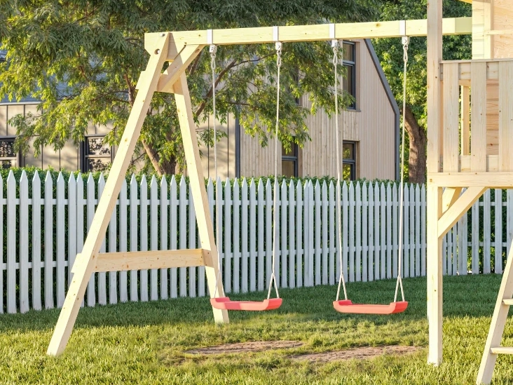 Anbauschaukel für Kinderspielhaus Toby