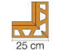 Schlüter Bara RK/I Innenecke 90° schwarzbraun I90/RK65