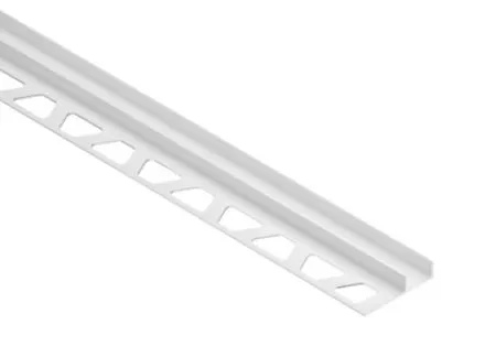 Schlüter DECO-SG-AC Aufnahmeprofil Alu Breite 15 mm brillantweiß 2,5 m