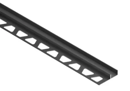 Schlüter DECO-SG-AC Aufnahmeprofil Alu Breite 15 mm graphitschwarz matt 2,5 m