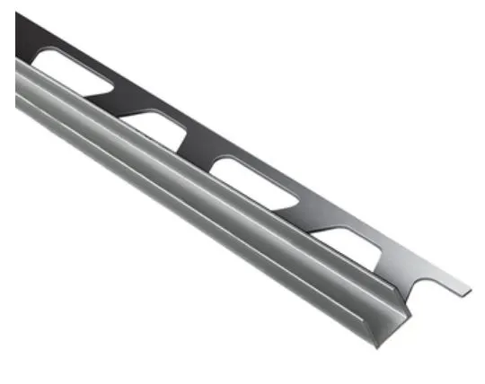 Schlüter DECO-SG-AC Dekorprofil Alu Breite 12 mm brillantweiß 2,5 m