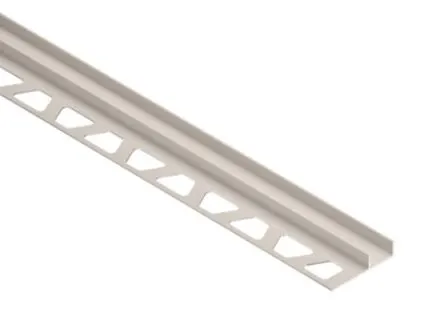 Schlüter DECO-SG-TS Aufnahmeprofil Breite 15 mm Alu strukturbeschichtet creme 2,5 m