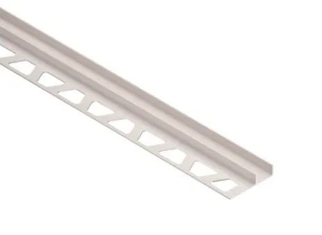 Schlüter DECO-SG-TS Aufnahmeprofil Breite 15 mm Alu strukturbeschichtet elfenbein 2,5 m