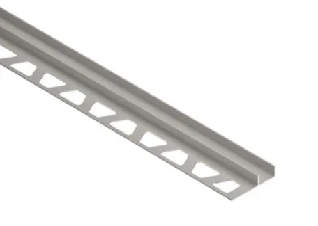 Schlüter DECO-SG-TS Aufnahmeprofil Breite 15 mm Alu strukturbeschichtet steingrau 2,5 m