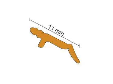 Schlüter Designbase verlängerte Dichtlippe DB ZS LL 3/LG 2,5 m für Aluprofil