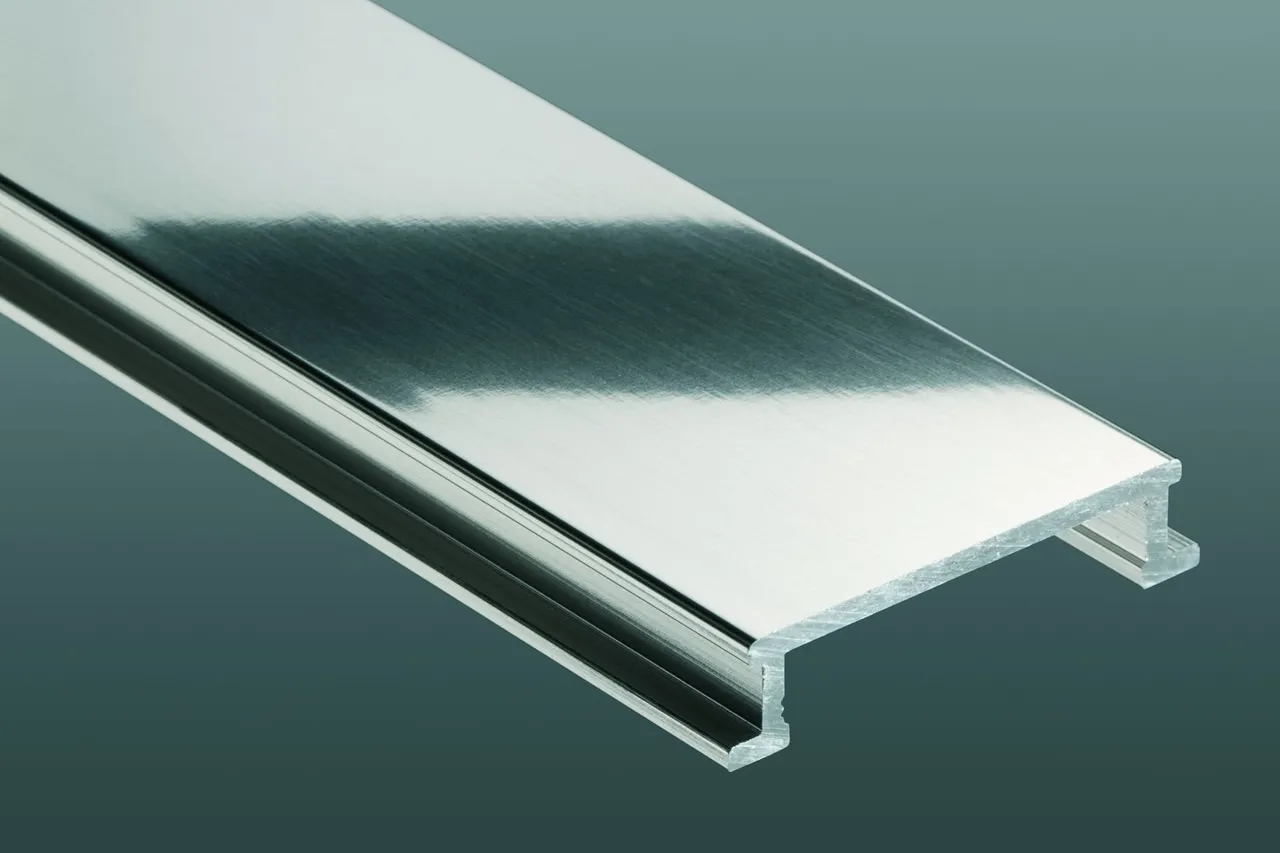 Schlüter Designline-AGE  DL 625 ATG Bordürenprofil Alu 2,5 m titan glänzend eloxiert
