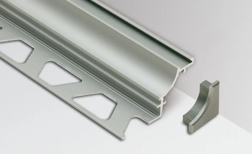 Schlüter Dilex-AHK/EK ACG Endkappe Alu chrom glänzend eloxiert