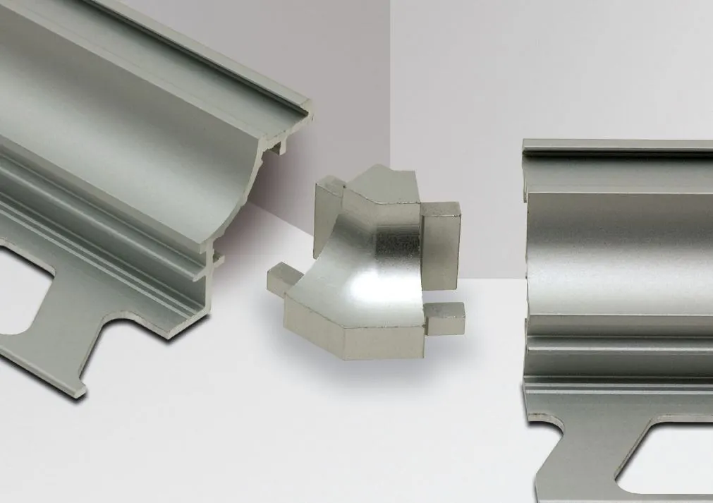 Schlüter Dilex-AHK/E 135° ACGB Außenecke 135° Alu chrom gebürstet eloxiert