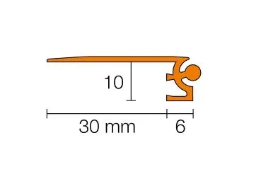 Schlüter Dilex-BT-A/VTS AVTS 100 Trägerprofil Sanierung Alu 2,5 m