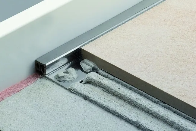 Schlüter Dilex-EKSA V4A Anschlussprofil Edelstahl V4A graphitschwarz 2,5 m