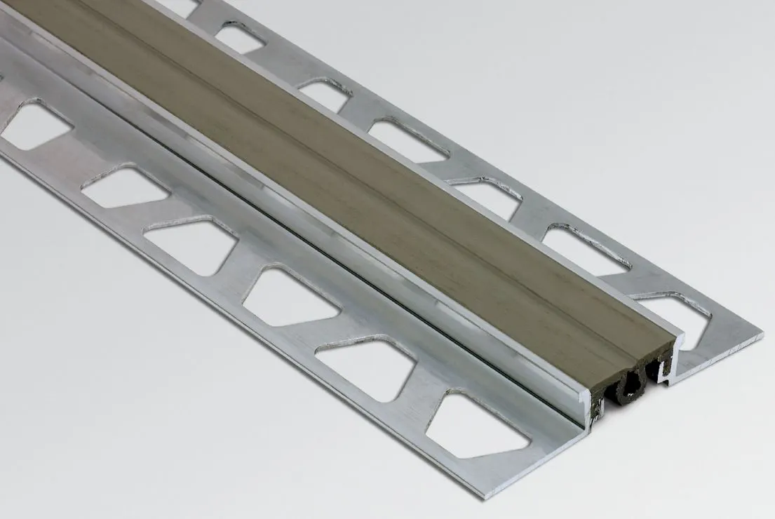 Schlüter Dilex-EKSBT 20 V4A Bautrennfugenprofil Edelstahl grau 2,5 m