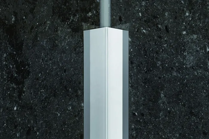 Schlüter Eck-KI Edelstahl Eckprofil V2A Innenecke aufklebbar 1,5 m 15x15 mm