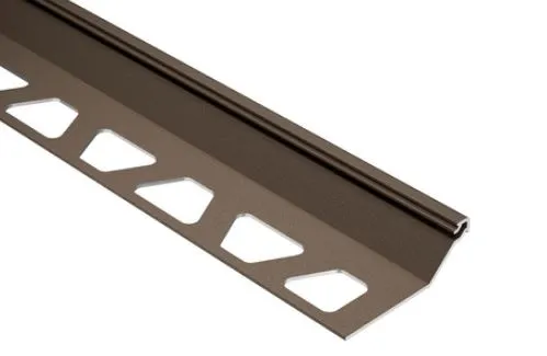Schlüter Finec-SQ Abschlussprofil Alu strukturbeschichtet beige 2,5 m