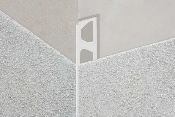 Schlüter Finec AC Abschlussprofil 2,5 m Alu brilliantweiß matt