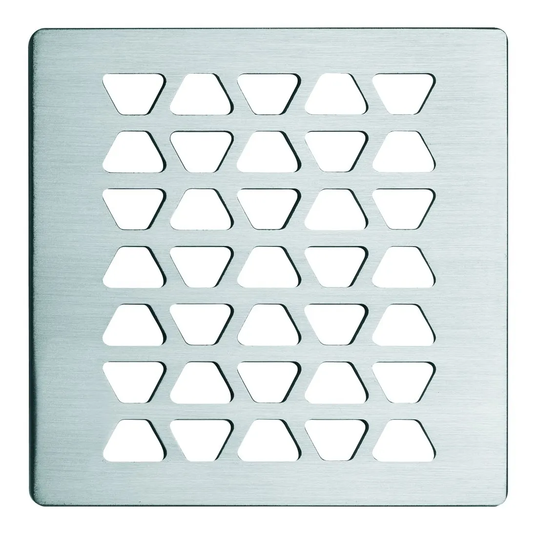 Schlüter Kerdi Drain Base Rost-/Rahmen-Set 10x10cm Edelstahl gebürstet Design 2