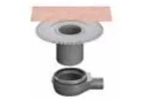 Schlüter Kerdi Drain Bodenablauf Set DN 50 horizontal ohne Geruchsverschluss
