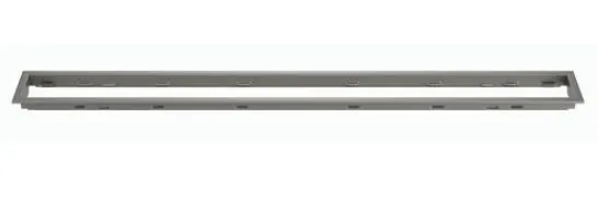Schlüter Kerdi Line A Duschrinne Solid Rahmen 19 mm V4A strukturbeschichtet grau