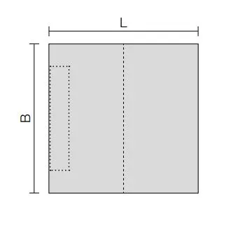Schlüter Kerdi Shower LTS Gefälleboard für Linienentwässerung Wandversion quadratisch