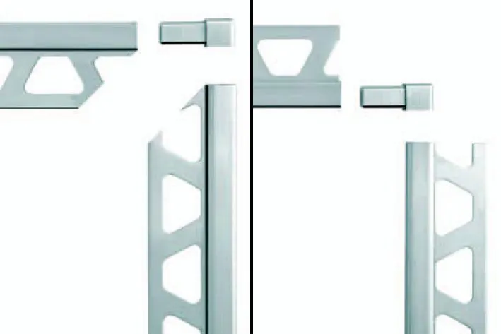 Schlüter Quadec ACG Außen-/Innenecke Alu chrom glänzend eloxiert Vollmaterial