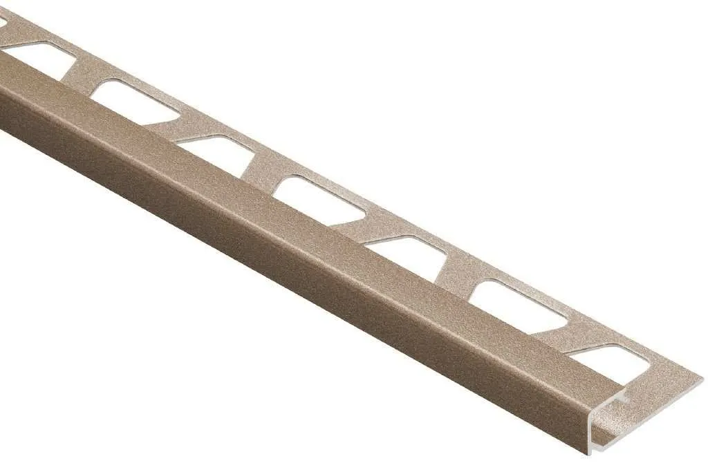 Schlüter Quadec TSB Abschlussprofil 2,5 m Alu beige strukturbeschichtet