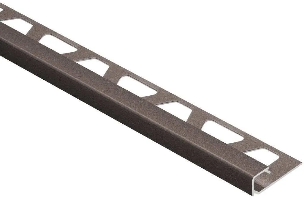 Schlüter Quadec TSOB Abschlussprofil 2,5 m Alu bronze strukturbeschichtet