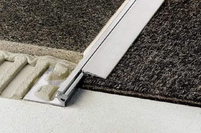 Schlüter Reno AEV Belagsabschluss Alu natur matt eloxiert 1 m