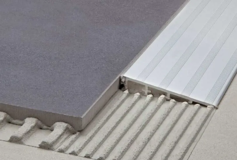Schlüter Reno Ramp K Alu natur matt eloxiert 2,5 m H=12,5 mm, B=65 mm