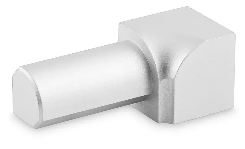 Schlüter Rondec ACG Innenecke 90° Alu chrom glänzend eloxiert Vollmaterial