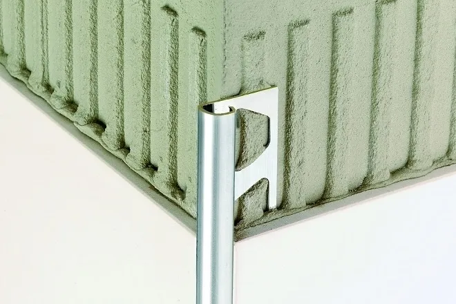 Schlüter Rondec MC Innenecke 90° Messing verchromt Imitat Druckguss