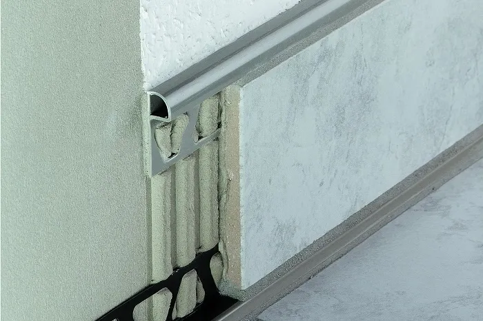 Schlüter Rondec PRG/E Außenecke PVC 90° pastellgrau 90°