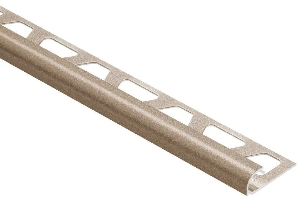 Schlüter Rondec TSB Alu Fliesenschiene 2,5 m toskana beige strukturbeschichtet