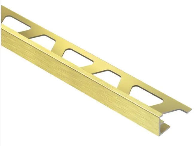 Schlüter Schiene-AMGB Aluminium messing gebürstet eloxiert 2,5 m